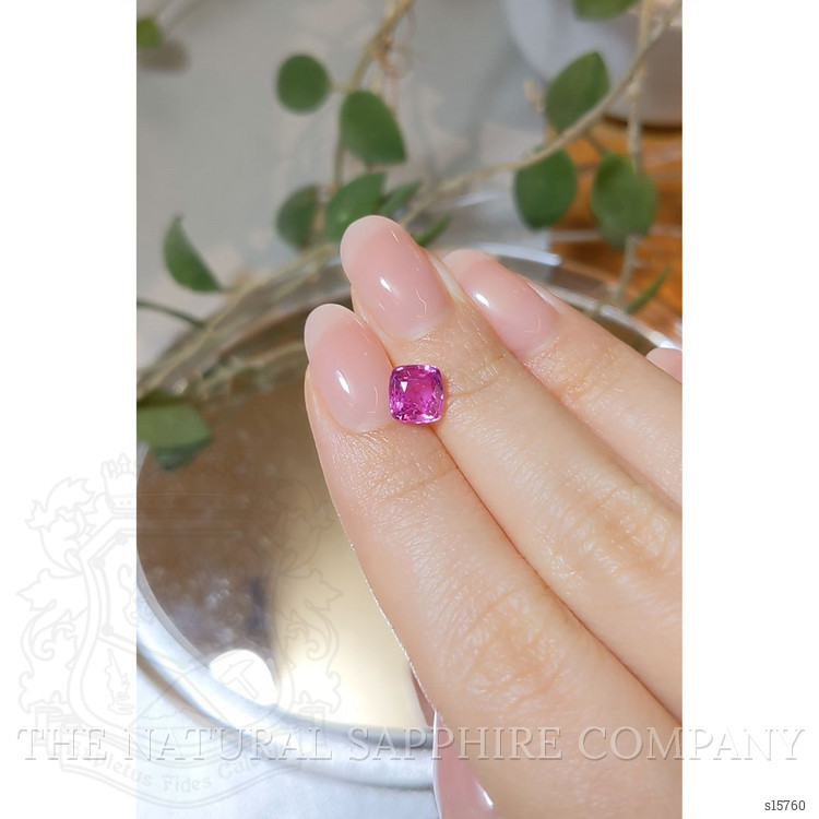 2.10 Ct. Pink Sapphire from Ceylon (Sri Lanka)