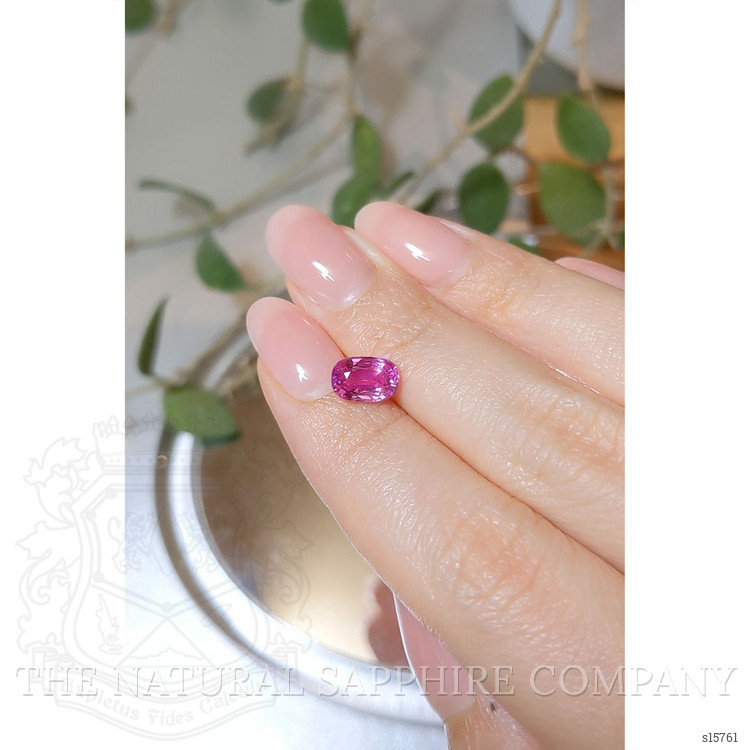 2.11 Ct. Pink Sapphire from Ceylon (Sri Lanka)