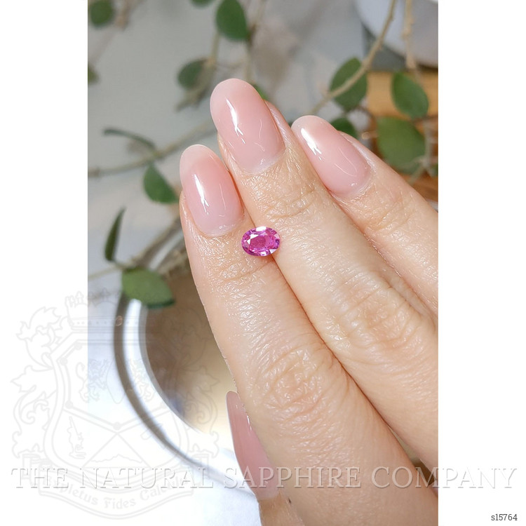 0.77 Ct. Pink Sapphire from Ceylon (Sri Lanka)