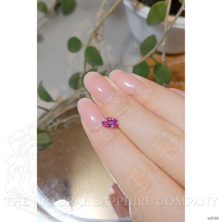 1.14 Ct. Purplish Pink Sapphire from Ceylon (Sri Lanka)