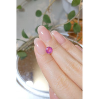 1.16 Ct. Purplish Pink Sapphire from Ceylon (Sri Lanka) Life Style