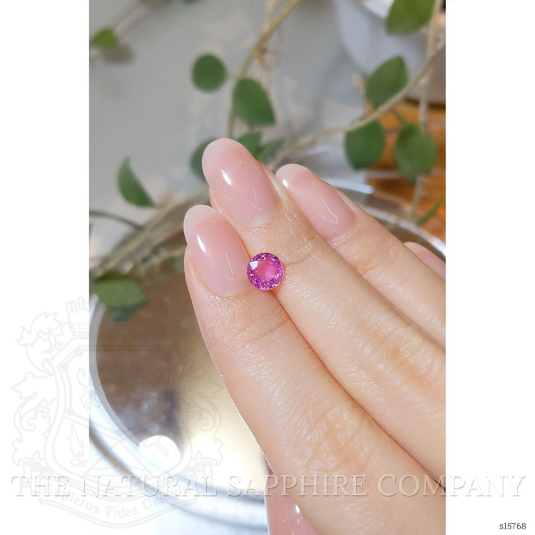 1.16 Ct. Purplish Pink Sapphire from Ceylon (Sri Lanka)