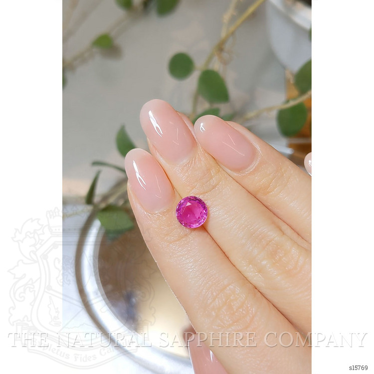 2.43 Ct. Pink Sapphire from Ceylon (Sri Lanka)