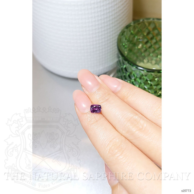 1.18 Ct. Purple Sapphire from Ceylon (Sri Lanka)