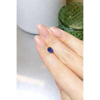 1.36 Ct. Purplish Blue Sapphire from Ceylon (Sri Lanka) Life Style