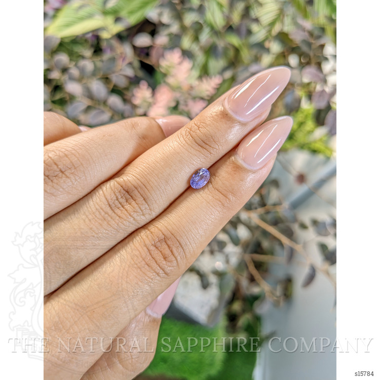 0.75 Ct. Purple Sapphire from Ceylon (Sri Lanka)