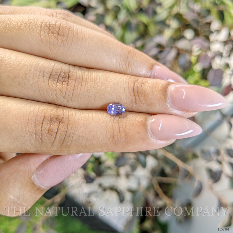 0.75 Ct. Purple Sapphire from Ceylon (Sri Lanka)