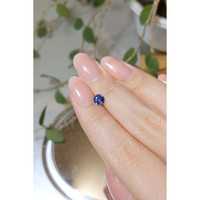 0.65 Ct. Blue Sapphire from Ceylon (Sri Lanka) Life Style