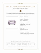 0.44 Ct. Pink Sapphire from Ceylon (Sri Lanka) Scan Report