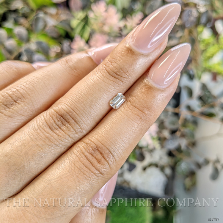 0.49 Ct. Peach Sapphire from Ceylon (Sri Lanka)