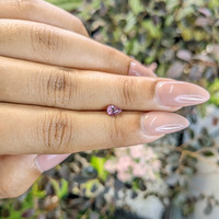 0.47 Ct. Pink Sapphire from Ceylon (Sri Lanka) Life Style