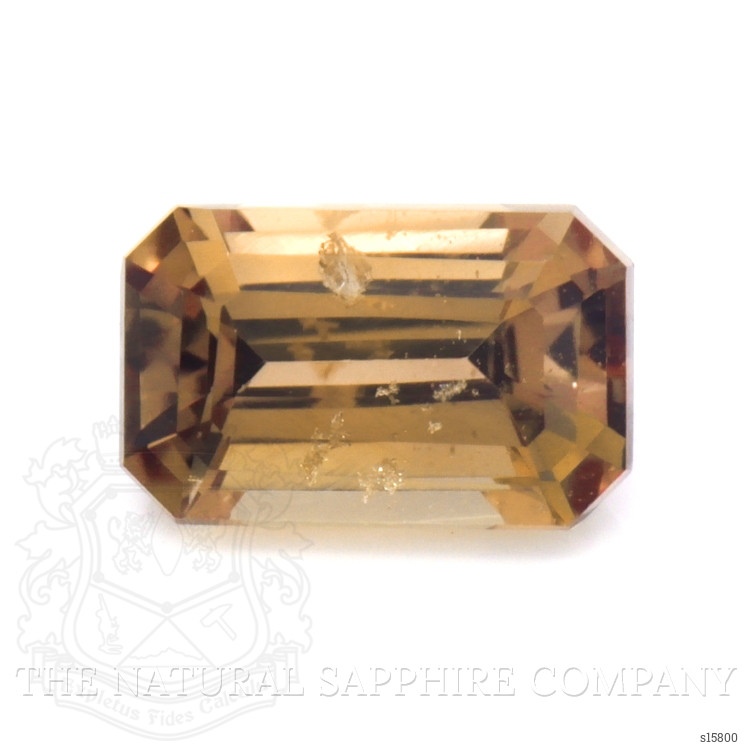 0.40 Ct. Orangish Brown Sapphire from Ceylon (Sri Lanka)
