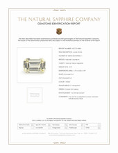 0.57 Ct. Sapphire from Ceylon (Sri Lanka) Scan Report