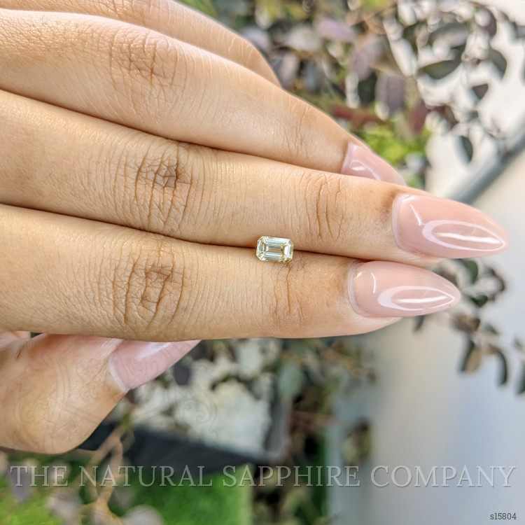 0.57 Ct. Yellow Sapphire from Ceylon (Sri Lanka)