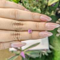 0.62 Ct. Pink Sapphire from Ceylon (Sri Lanka) Life Style