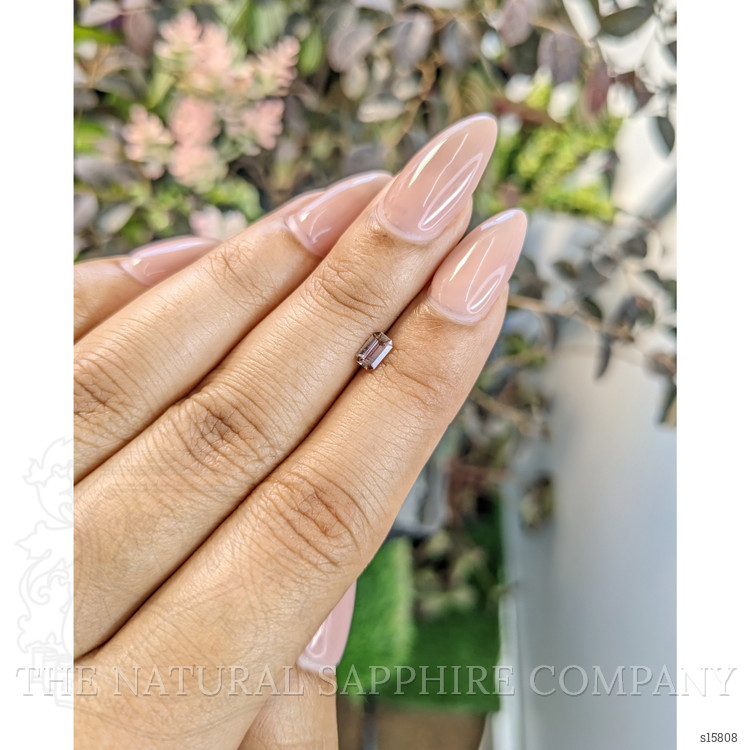 0.32 Ct. Greenish Brown Sapphire from Ceylon (Sri Lanka)