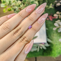 0.36 Ct. Pinkish Purple Sapphire from Ceylon (Sri Lanka) Life Style