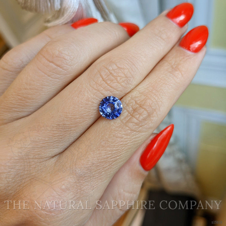 1.85 Ct. Blue Sapphire from Ceylon (Sri Lanka)