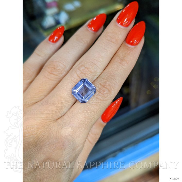 7.71 Ct. Blue Sapphire from Ceylon (Sri Lanka)