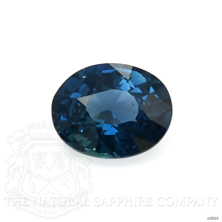 1.55 Ct. Greenish Blue Sapphire from Ceylon (Sri Lanka)
