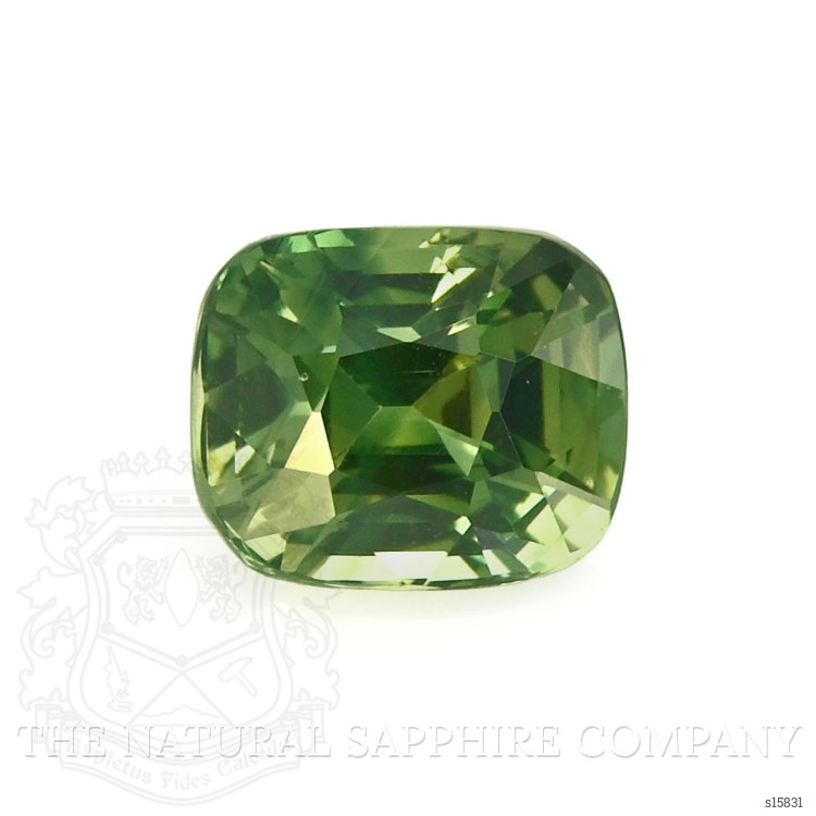 1.34 Ct. Yellowish Green Sapphire from Ceylon (Sri Lanka)