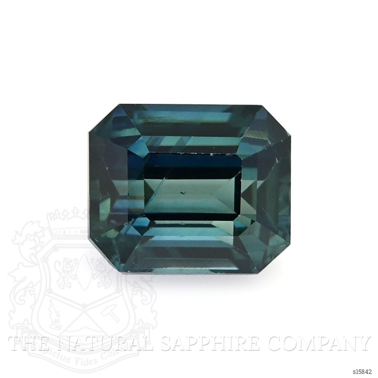 1.51 Ct. Bluish Green Sapphire from Ceylon (Sri Lanka)