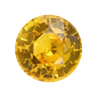 1.57 Ct. Orangish Yellow Sapphire from Ceylon (Sri Lanka) Video