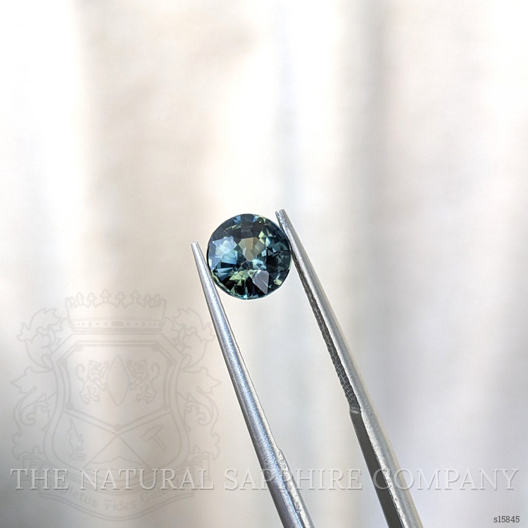 1.50 Ct. Bluish Green Sapphire from Ceylon (Sri Lanka)