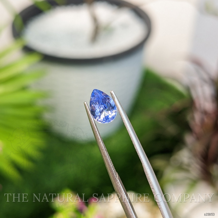 1.10 Ct. Blue Sapphire from Ceylon (Sri Lanka)