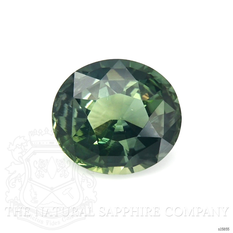 1.66 Ct. Green Sapphire from Ceylon (Sri Lanka)