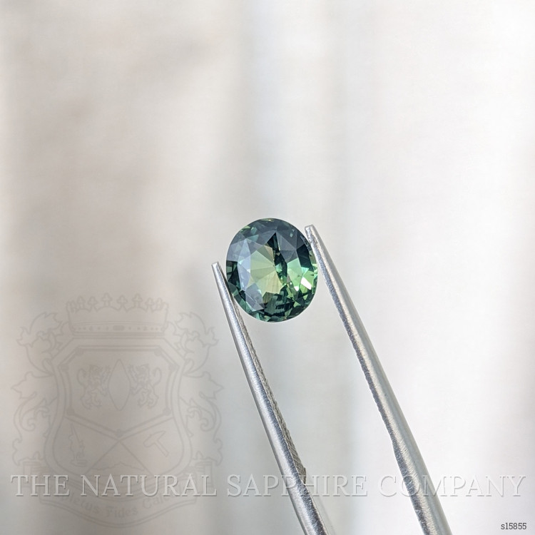 1.66 Ct. Green Sapphire from Ceylon (Sri Lanka)