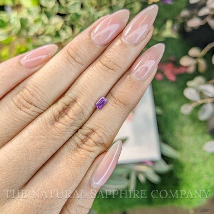 0.43 Ct. Pinkish Purple Sapphire from Ceylon (Sri Lanka)
