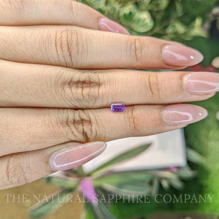 0.43 Ct. Pinkish Purple Sapphire from Ceylon (Sri Lanka)