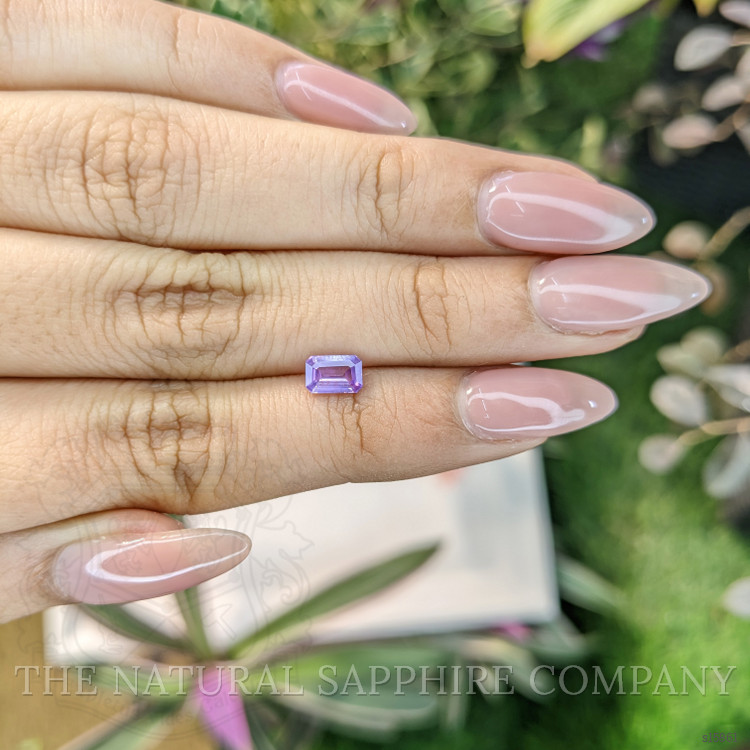 0.72 Ct. Purple Sapphire from Ceylon (Sri Lanka)