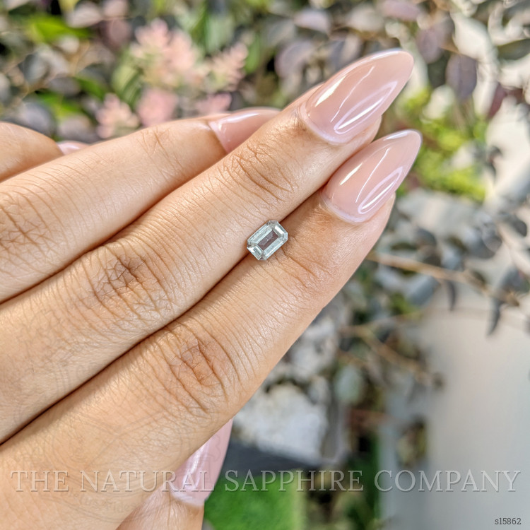 0.62 Ct. Green Sapphire from Ceylon (Sri Lanka)