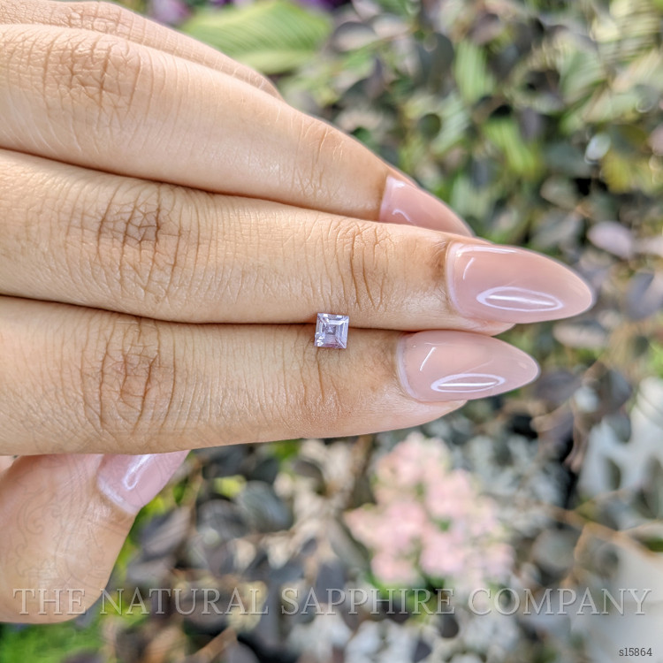 0.35 Ct. Pinkish Purple Sapphire from Ceylon (Sri Lanka)