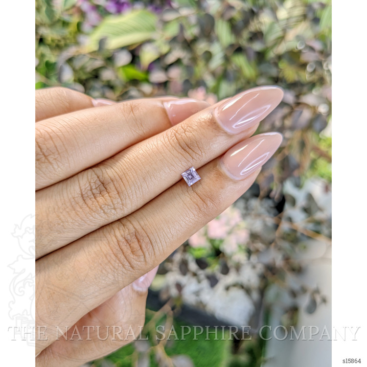 0.35 Ct. Pinkish Purple Sapphire from Ceylon (Sri Lanka)