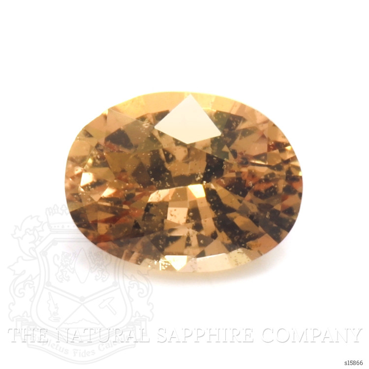 0.44 Ct. Orangish Brown Sapphire from Ceylon (Sri Lanka)