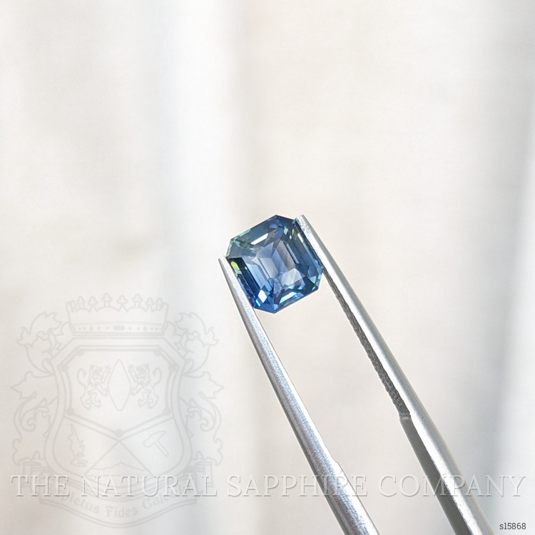 1.60 Ct. Greenish Blue Sapphire from Ceylon (Sri Lanka)