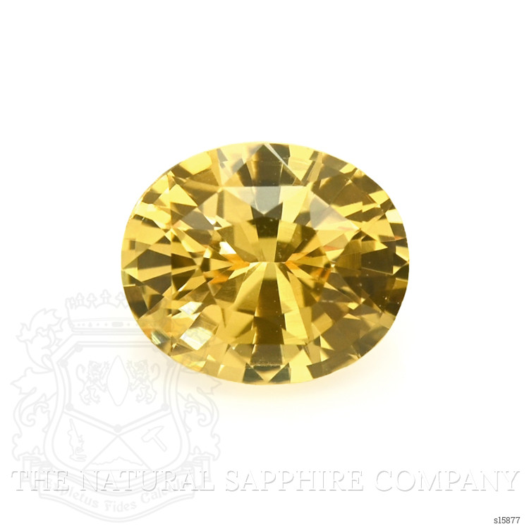 1.55 Ct. Yellow Sapphire from Ceylon (Sri Lanka)
