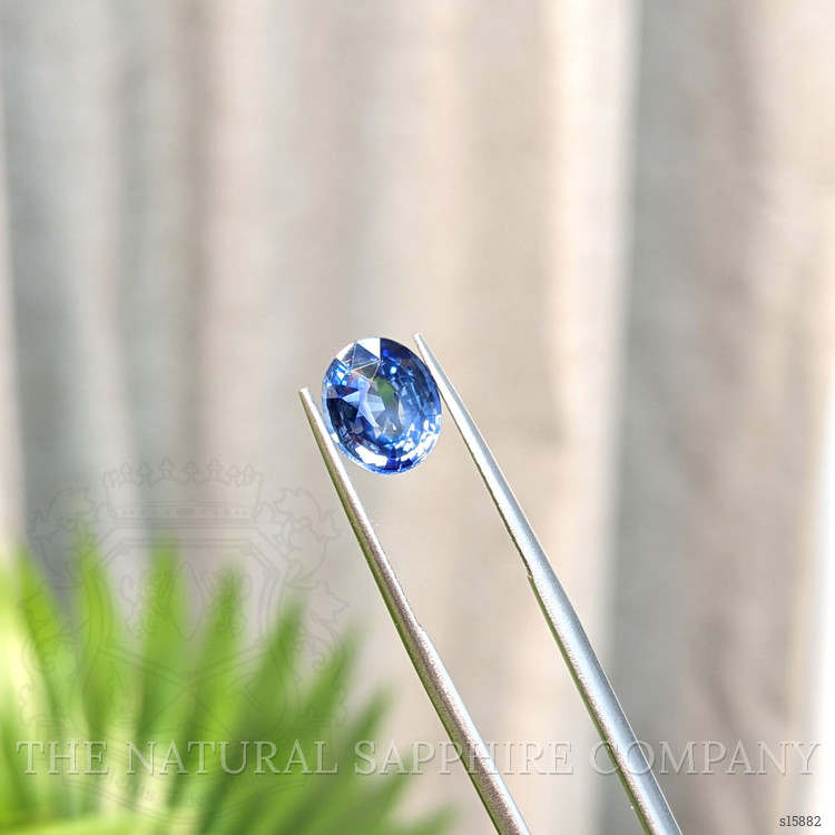 2.20 Ct. Blue Sapphire from Ceylon (Sri Lanka)