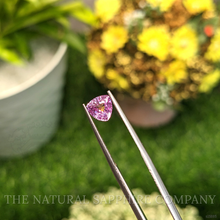 1.24 Ct. Purplish Pink Sapphire from Ceylon (Sri Lanka)