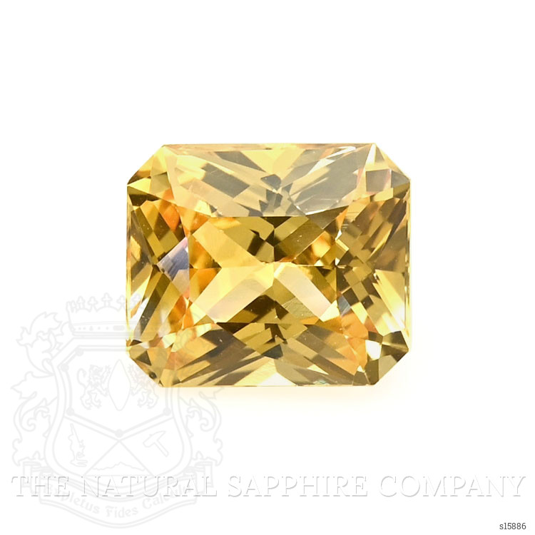 1.52 Ct. Orangish Yellow Sapphire from Ceylon (Sri Lanka)