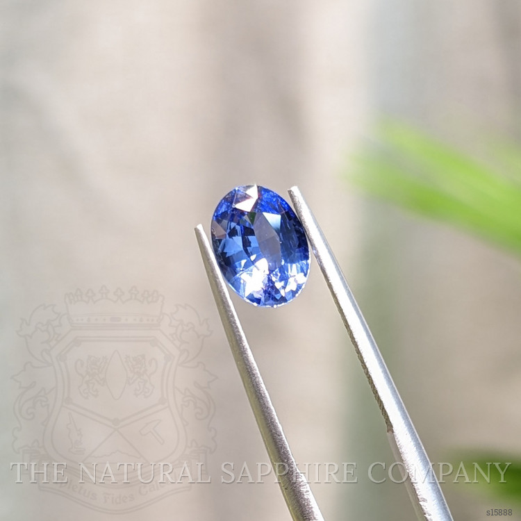 1.56 Ct. Blue Sapphire from Ceylon (Sri Lanka)