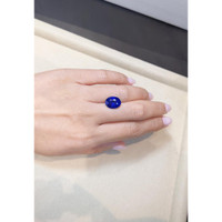 6.12 Ct. Blue Sapphire from Ceylon (Sri Lanka) Life Style