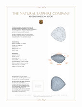 2.27 Ct. Pink Sapphire from Ceylon (Sri Lanka) 3 D Scan Report