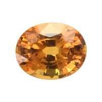 3.81 Ct. Yellowish Orange Sapphire from Ceylon (Sri Lanka) Video