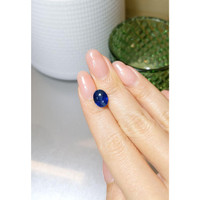 3.55 Ct. Blue Sapphire from Ceylon (Sri Lanka) Life Style