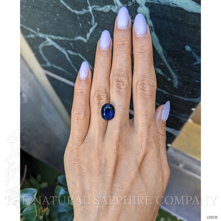 7.92 Ct. Blue Sapphire from Madagascar
