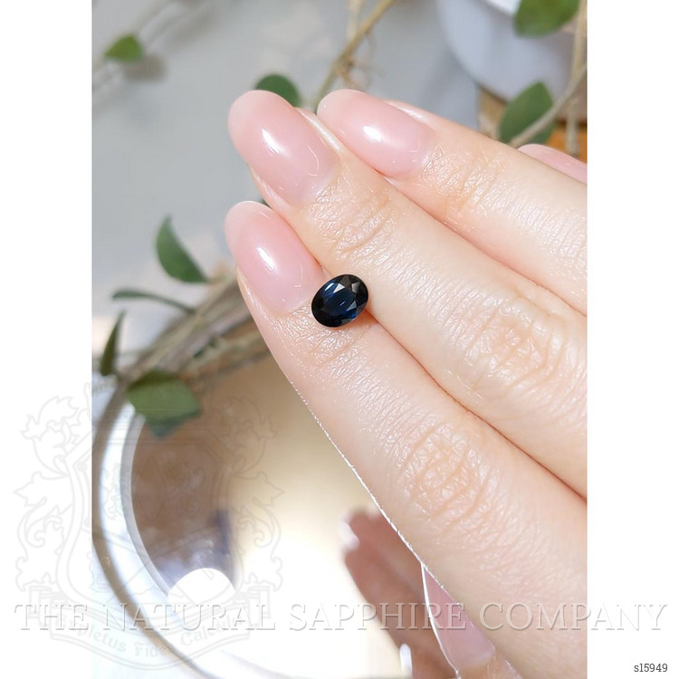 1.82 Ct. Blue Sapphire from Ceylon (Sri Lanka)